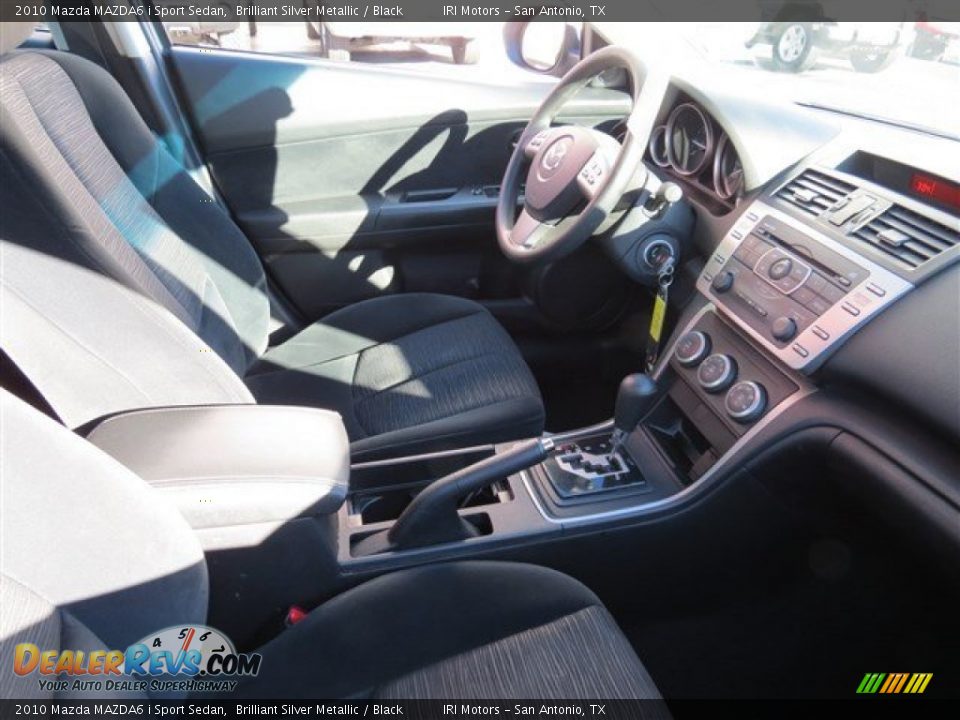 2010 Mazda MAZDA6 i Sport Sedan Brilliant Silver Metallic / Black Photo #13