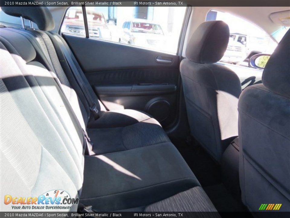 2010 Mazda MAZDA6 i Sport Sedan Brilliant Silver Metallic / Black Photo #14