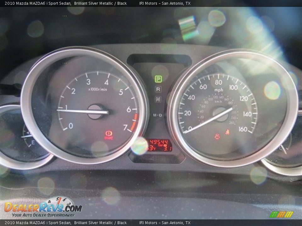 2010 Mazda MAZDA6 i Sport Sedan Brilliant Silver Metallic / Black Photo #16