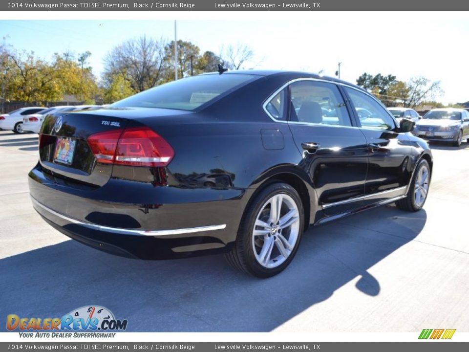 2014 Volkswagen Passat TDI SEL Premium Black / Cornsilk Beige Photo #2