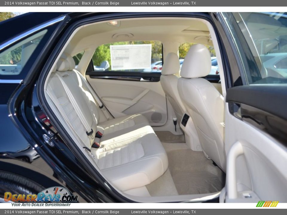 2014 Volkswagen Passat TDI SEL Premium Black / Cornsilk Beige Photo #4