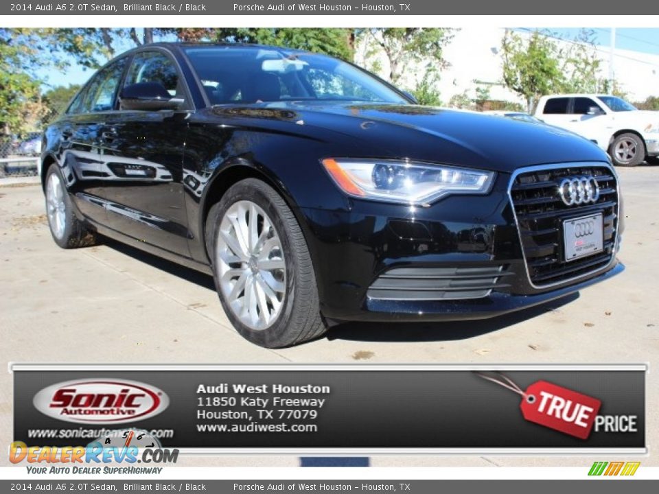 2014 Audi A6 2.0T Sedan Brilliant Black / Black Photo #1