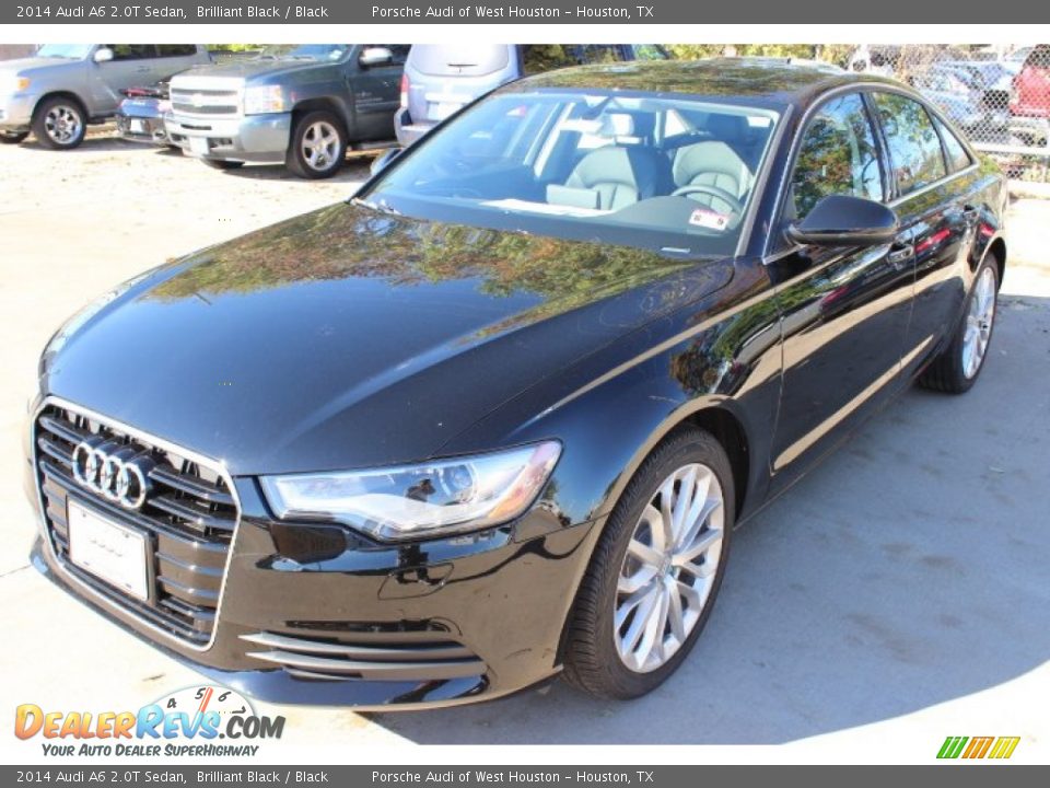 2014 Audi A6 2.0T Sedan Brilliant Black / Black Photo #3