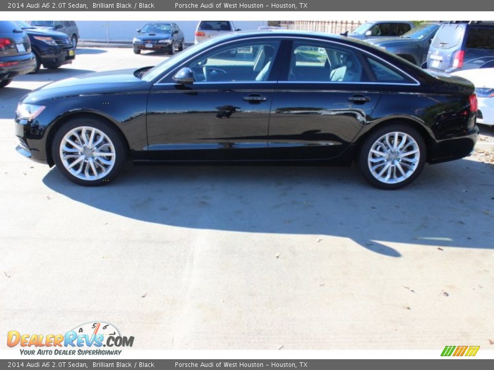2014 Audi A6 2.0T Sedan Brilliant Black / Black Photo #4