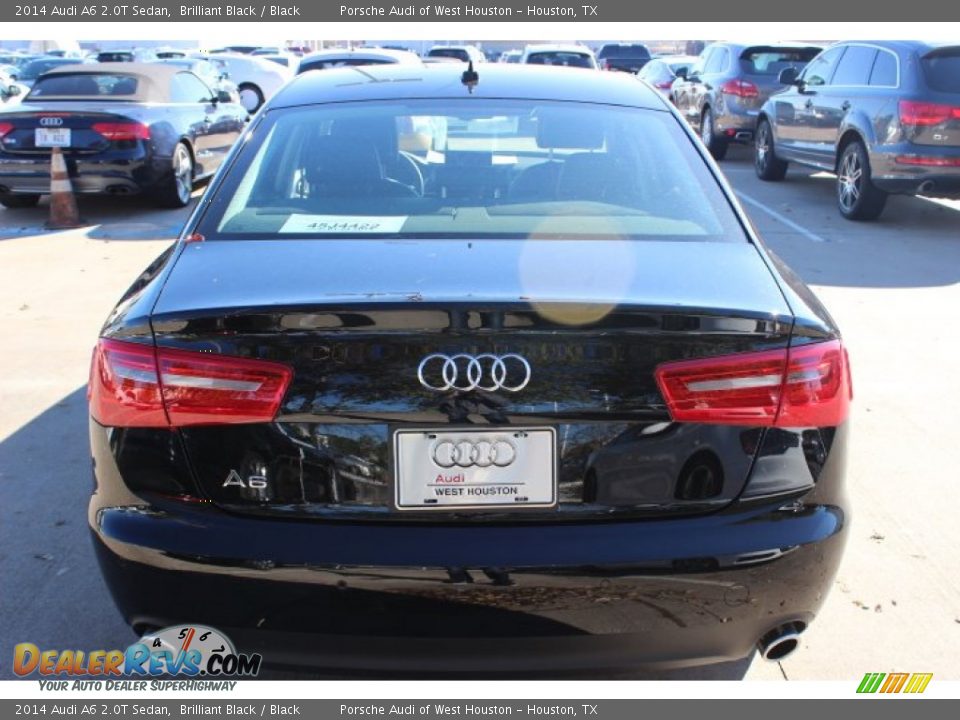 2014 Audi A6 2.0T Sedan Brilliant Black / Black Photo #6