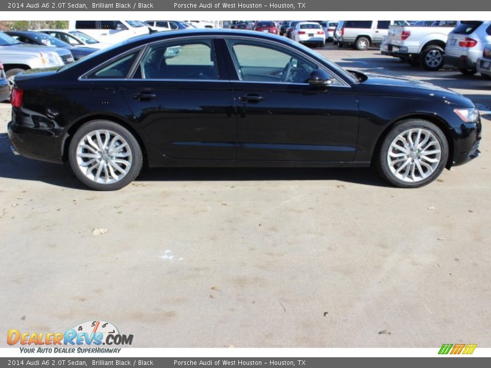 2014 Audi A6 2.0T Sedan Brilliant Black / Black Photo #8