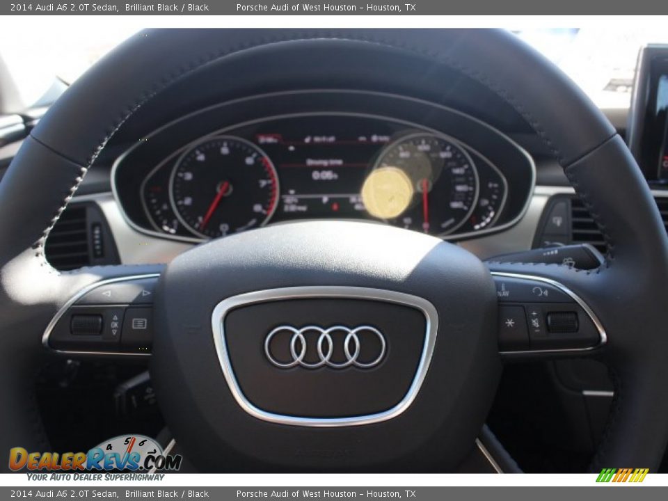2014 Audi A6 2.0T Sedan Brilliant Black / Black Photo #26