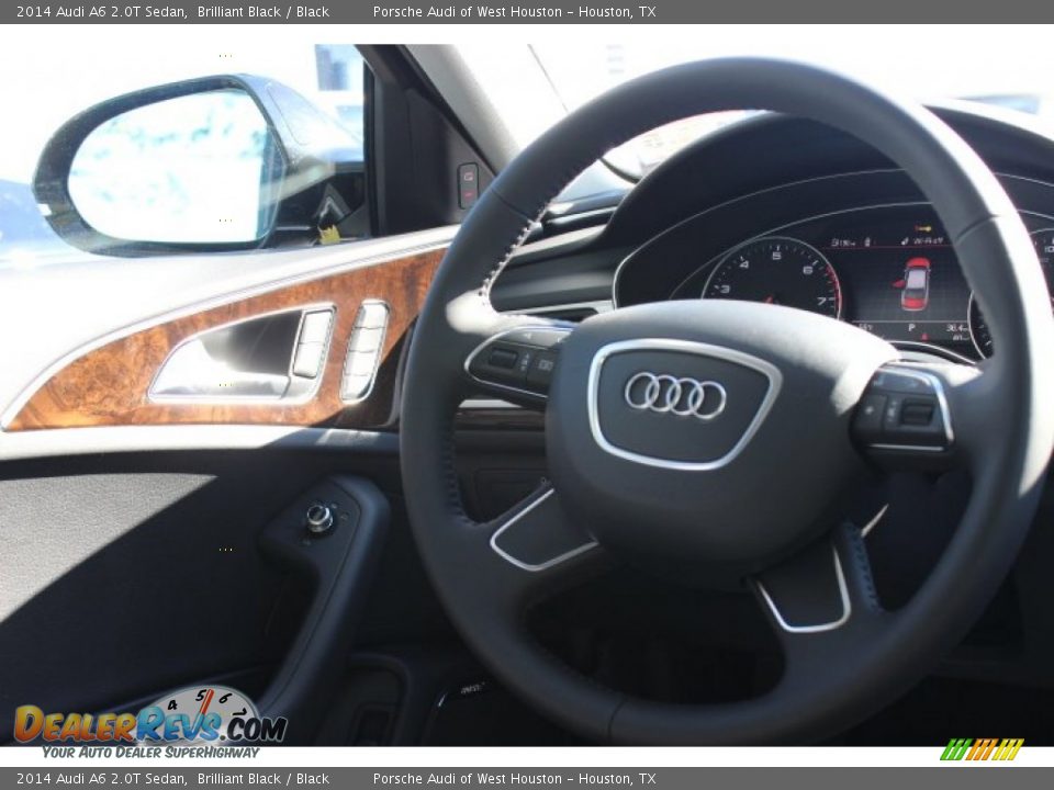 2014 Audi A6 2.0T Sedan Brilliant Black / Black Photo #32