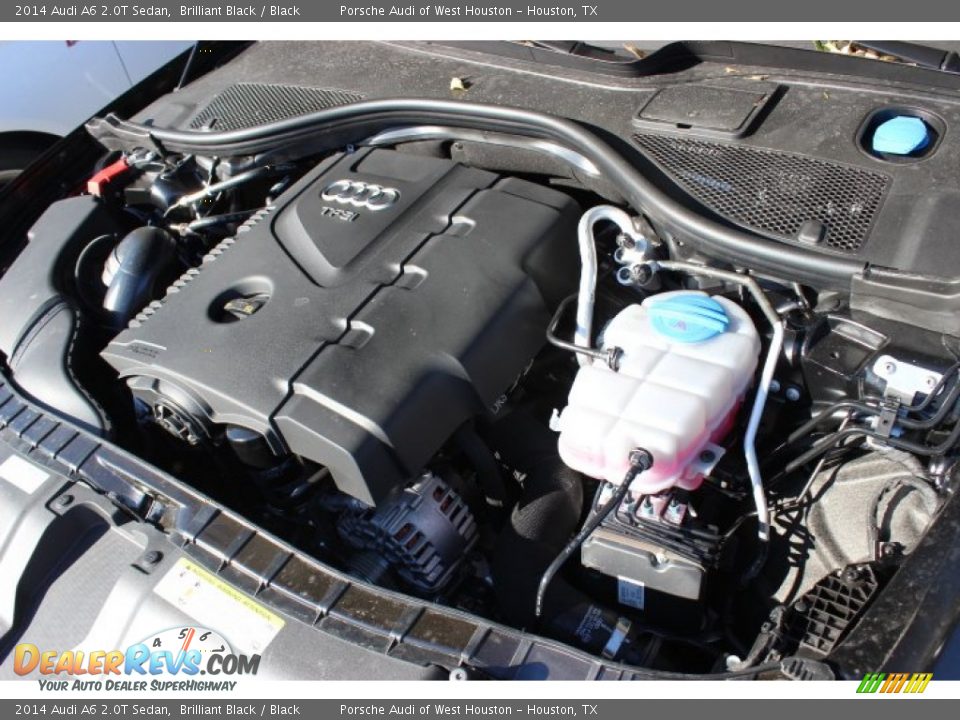 2014 Audi A6 2.0T Sedan Brilliant Black / Black Photo #35