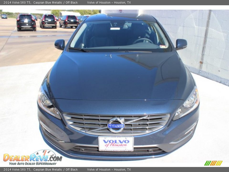 2014 Volvo S60 T5 Caspian Blue Metallic / Off Black Photo #2