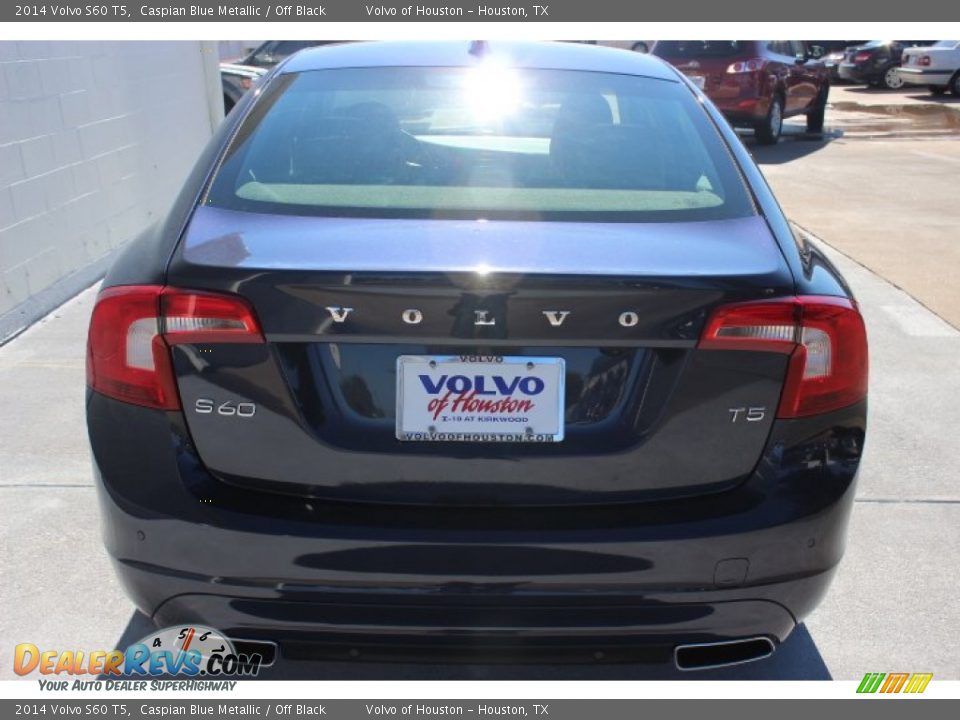 2014 Volvo S60 T5 Caspian Blue Metallic / Off Black Photo #5