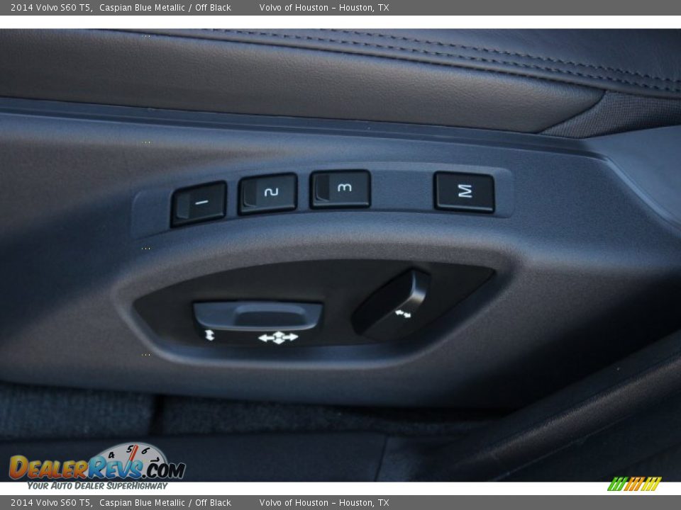 2014 Volvo S60 T5 Caspian Blue Metallic / Off Black Photo #12