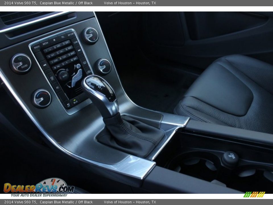2014 Volvo S60 T5 Caspian Blue Metallic / Off Black Photo #14
