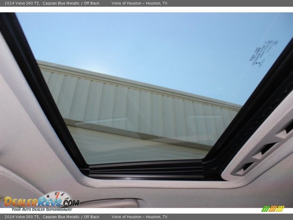 2014 Volvo S60 T5 Caspian Blue Metallic / Off Black Photo #15