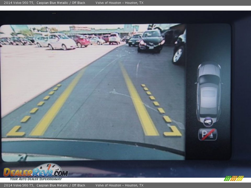 2014 Volvo S60 T5 Caspian Blue Metallic / Off Black Photo #19