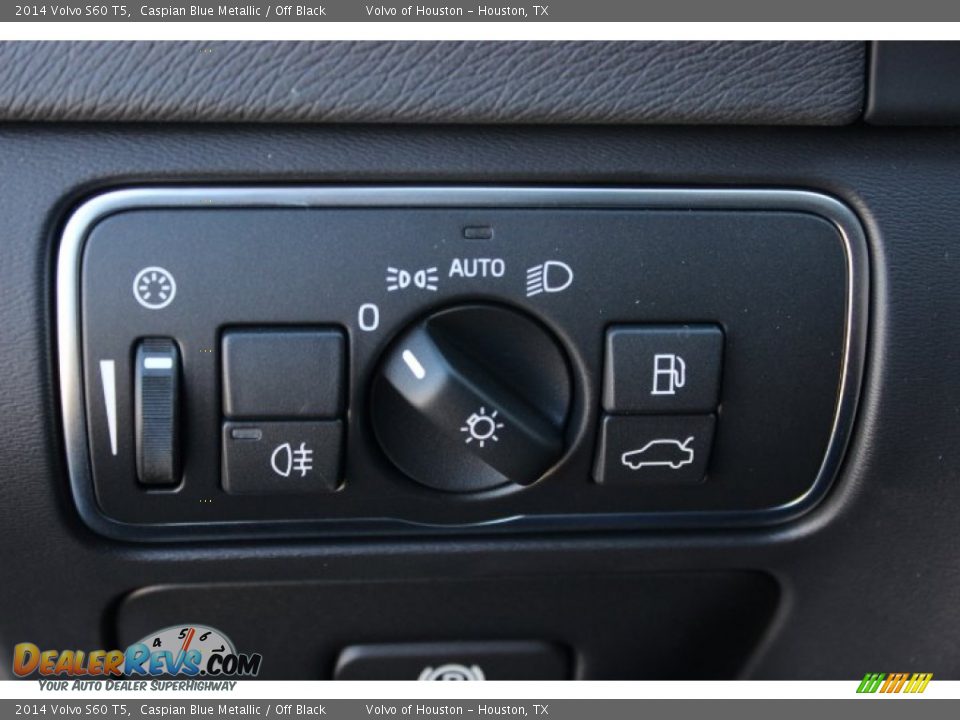 2014 Volvo S60 T5 Caspian Blue Metallic / Off Black Photo #22