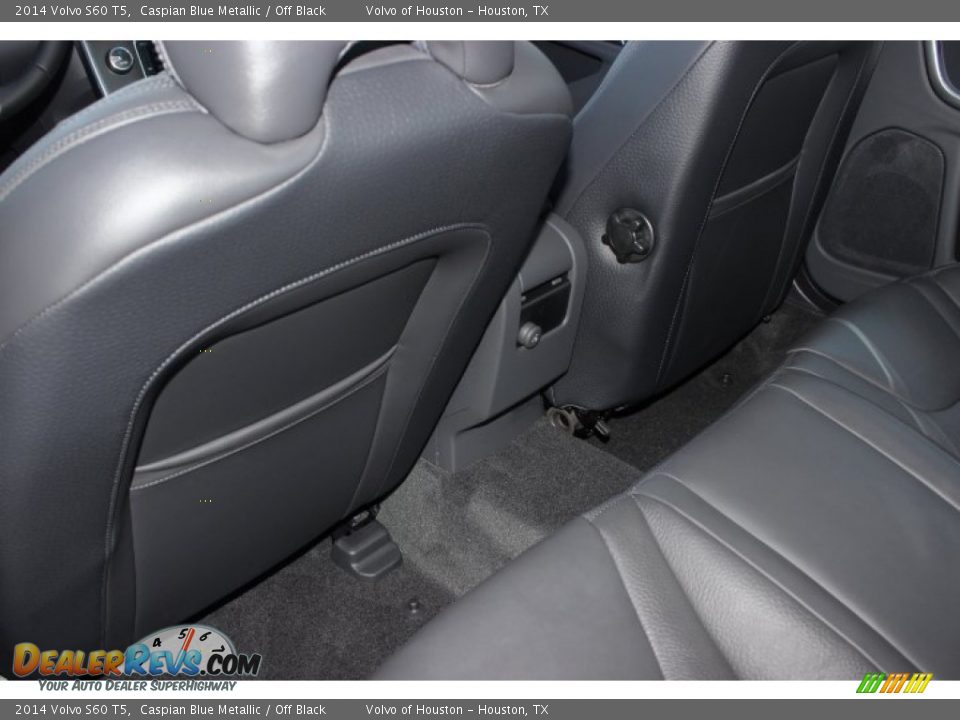 2014 Volvo S60 T5 Caspian Blue Metallic / Off Black Photo #24