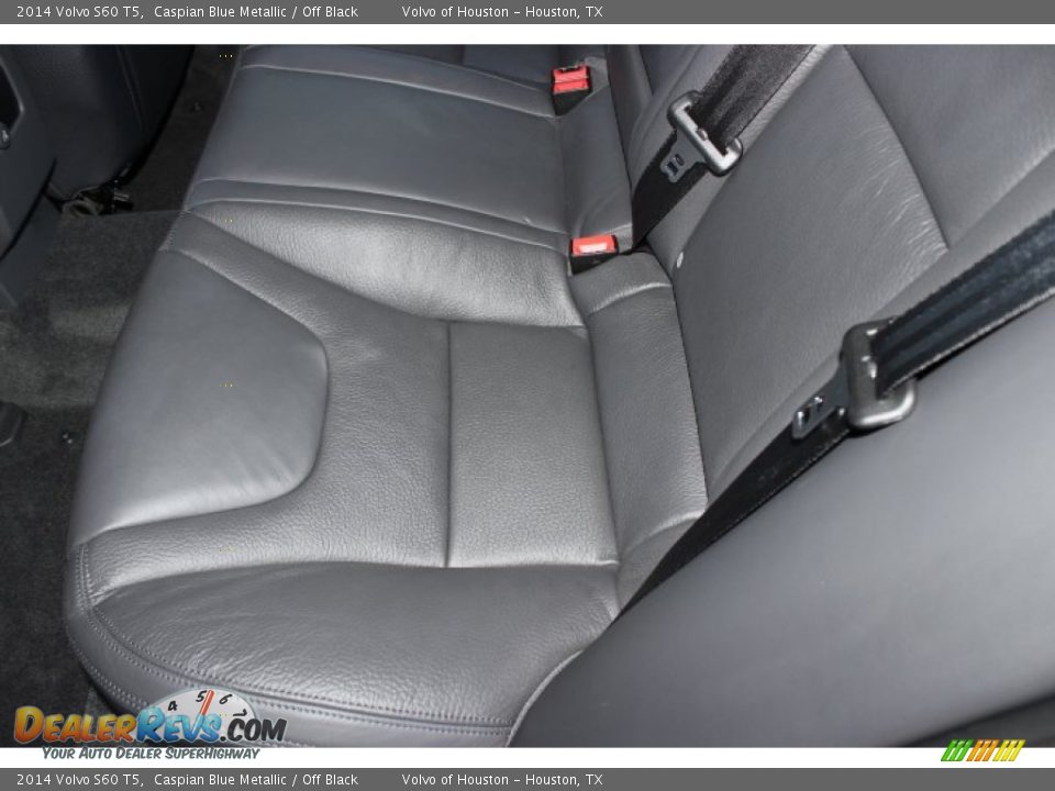 2014 Volvo S60 T5 Caspian Blue Metallic / Off Black Photo #25