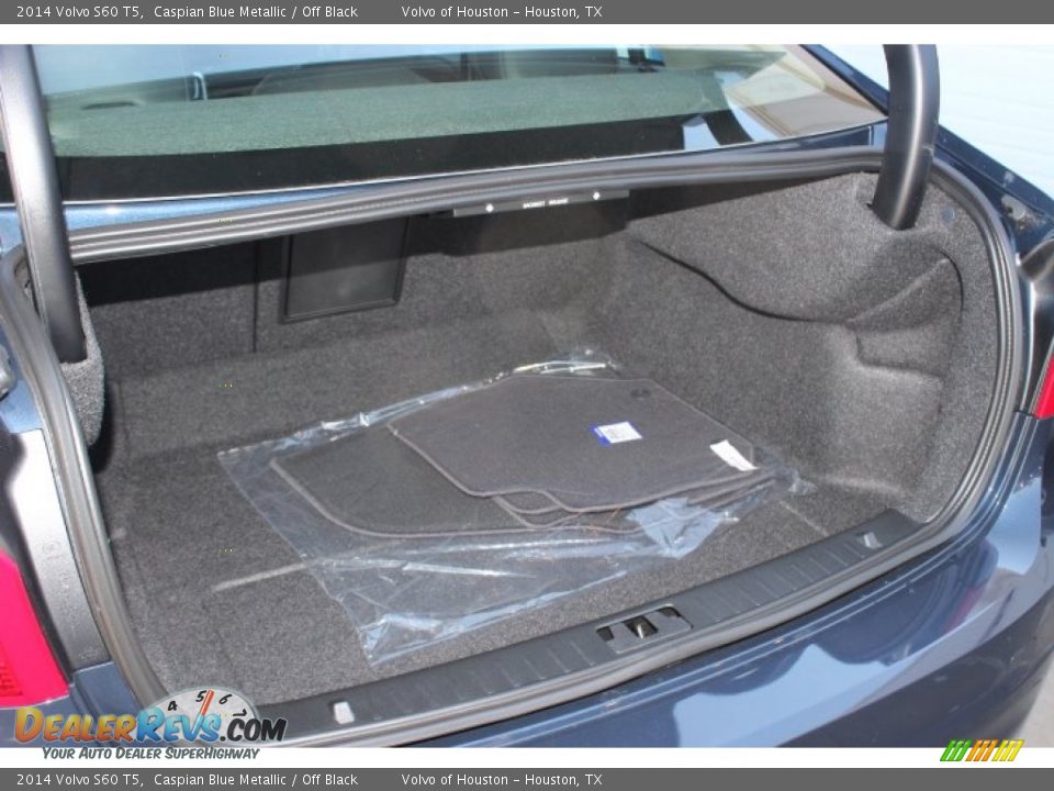 2014 Volvo S60 T5 Caspian Blue Metallic / Off Black Photo #29