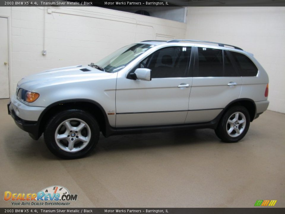 Titanium Silver Metallic 2003 BMW X5 4.4i Photo #5