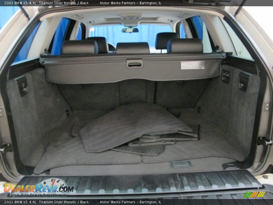 2003 BMW X5 4.4i Titanium Silver Metallic / Black Photo #11