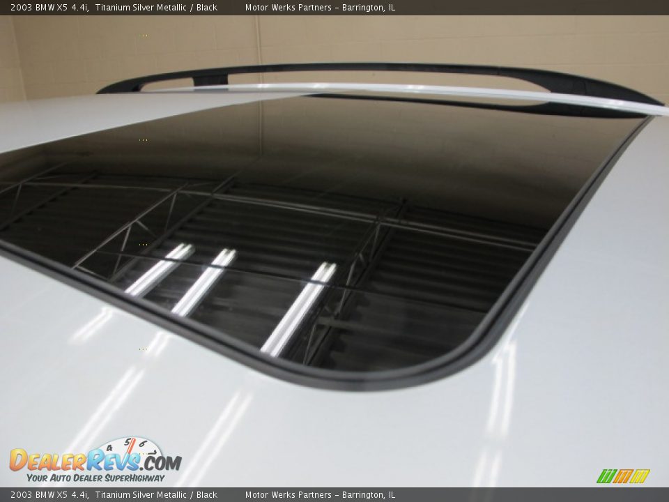 2003 BMW X5 4.4i Titanium Silver Metallic / Black Photo #12