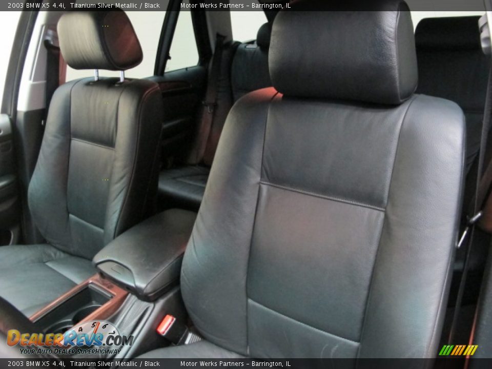 2003 BMW X5 4.4i Titanium Silver Metallic / Black Photo #18
