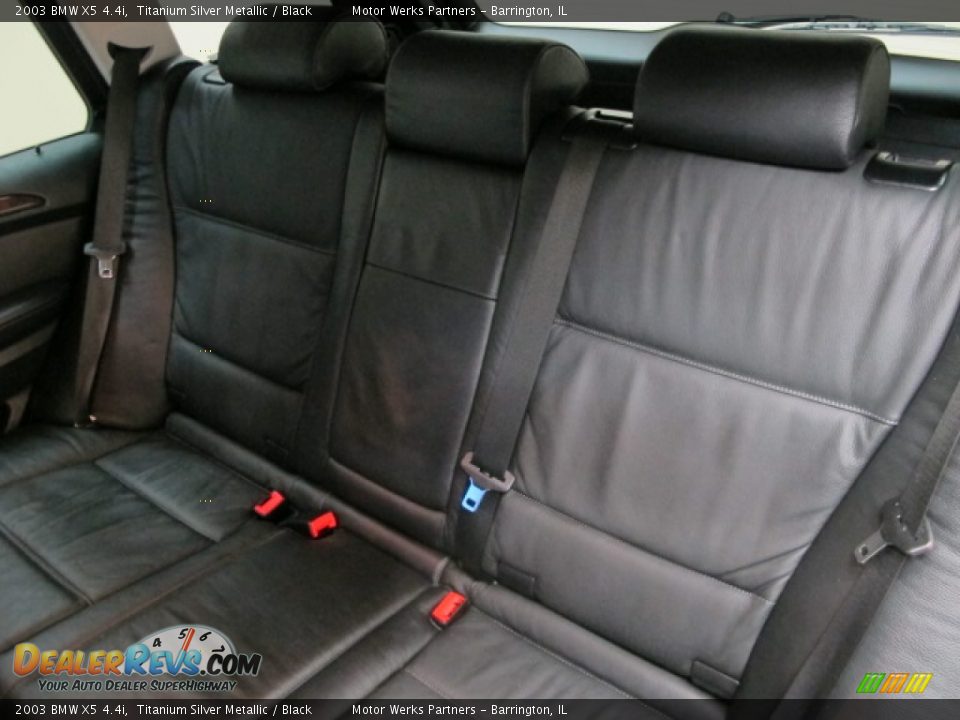 2003 BMW X5 4.4i Titanium Silver Metallic / Black Photo #20