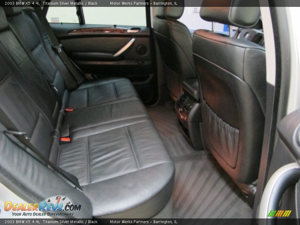 2003 BMW X5 4.4i Titanium Silver Metallic / Black Photo #21