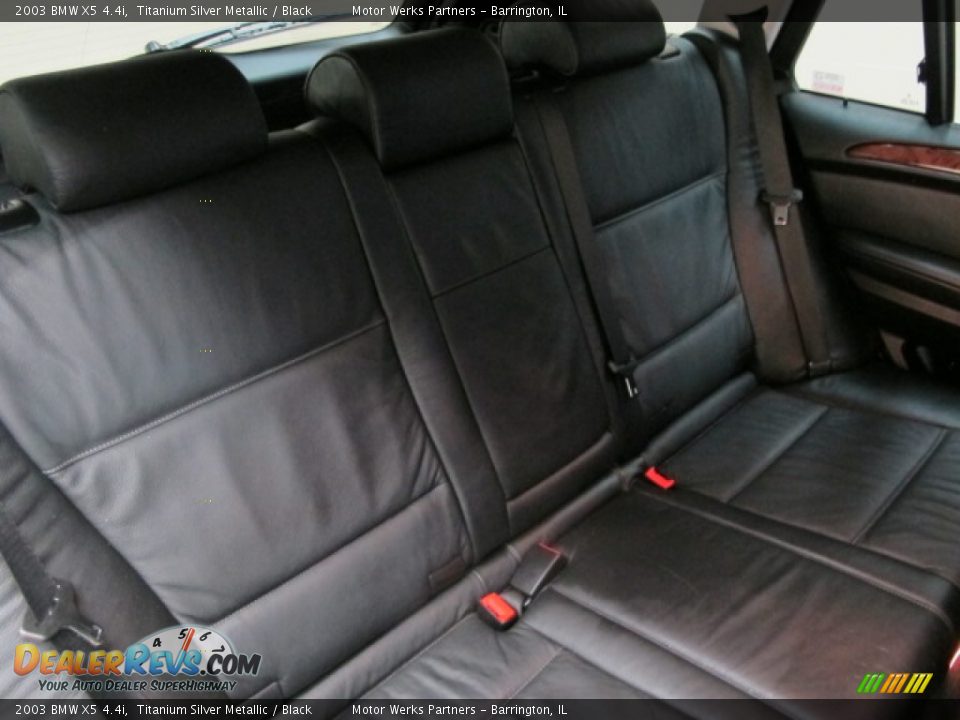 2003 BMW X5 4.4i Titanium Silver Metallic / Black Photo #22