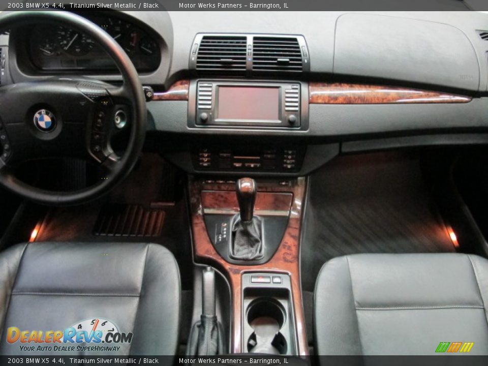 2003 BMW X5 4.4i Titanium Silver Metallic / Black Photo #26
