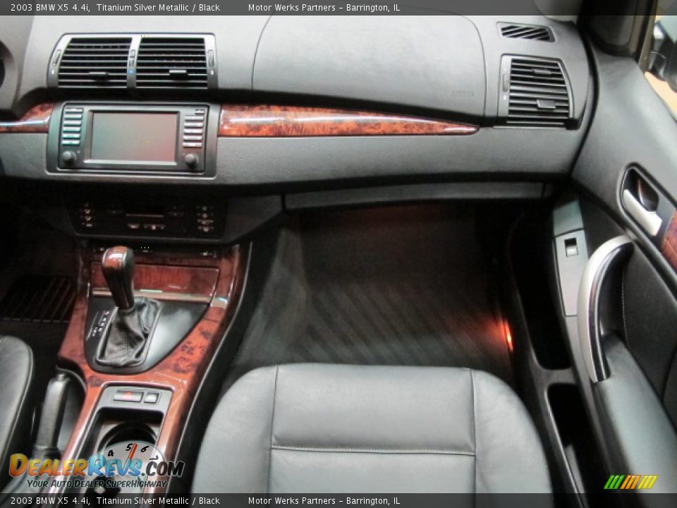 2003 BMW X5 4.4i Titanium Silver Metallic / Black Photo #27