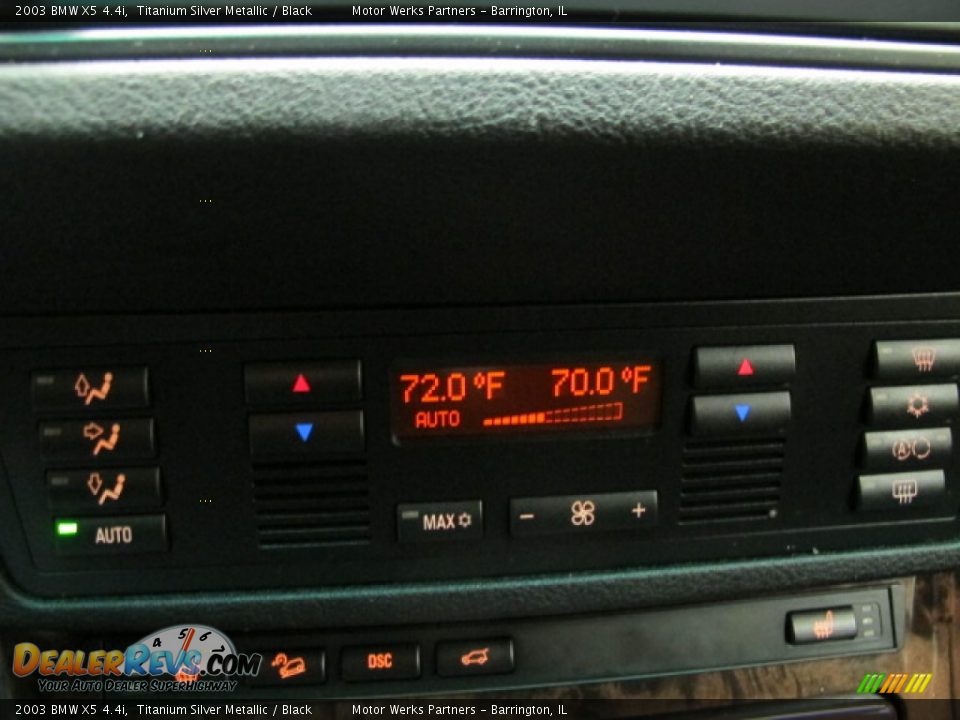 2003 BMW X5 4.4i Titanium Silver Metallic / Black Photo #31