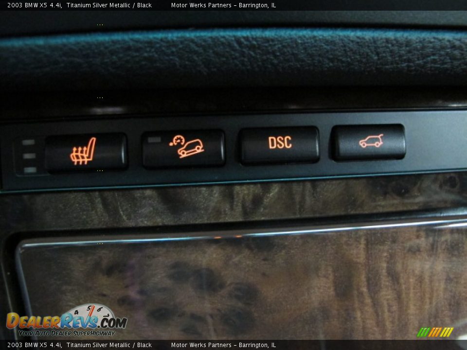 2003 BMW X5 4.4i Titanium Silver Metallic / Black Photo #32