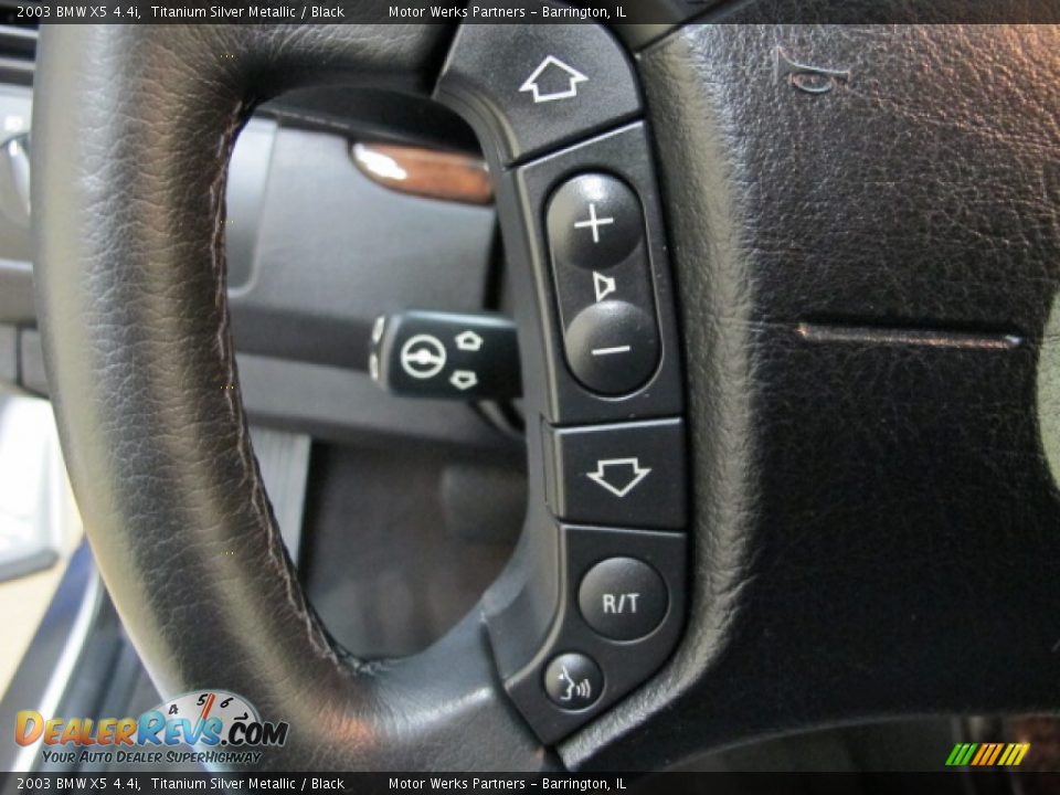 2003 BMW X5 4.4i Titanium Silver Metallic / Black Photo #36