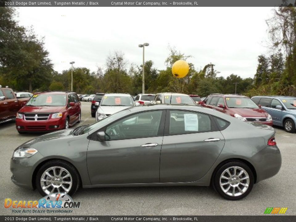 2013 Dodge Dart Limited Tungsten Metallic / Black Photo #2