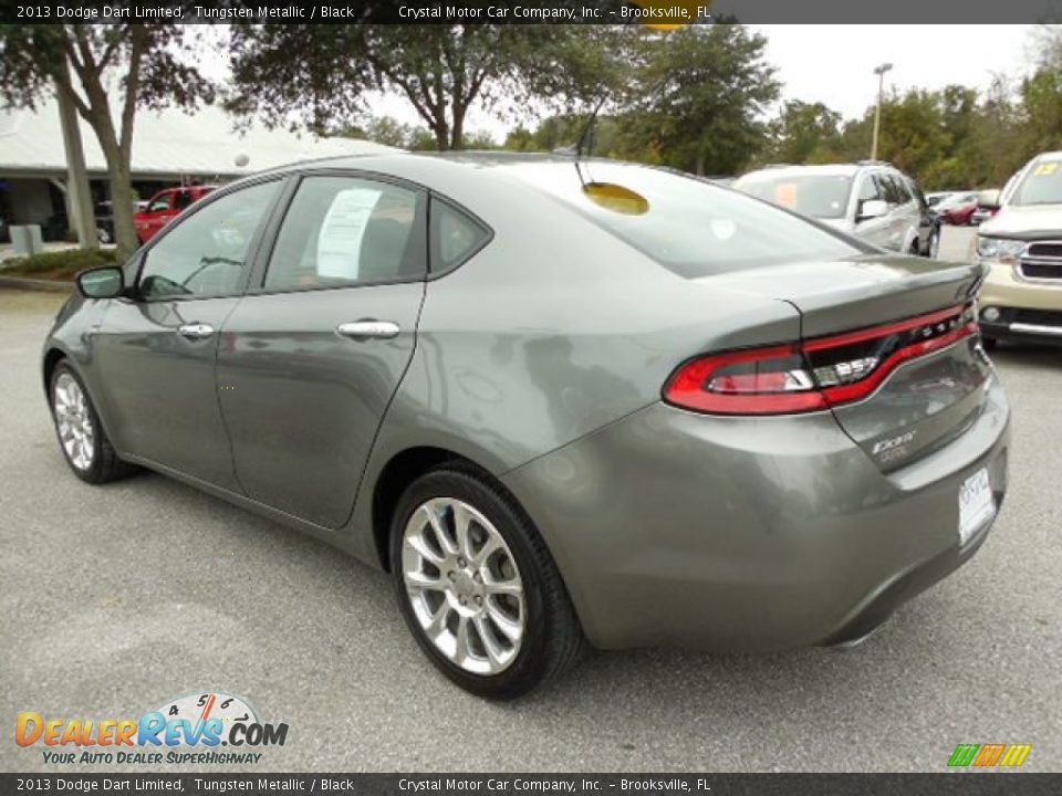 2013 Dodge Dart Limited Tungsten Metallic / Black Photo #3