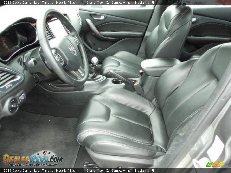 2013 Dodge Dart Limited Tungsten Metallic / Black Photo #4