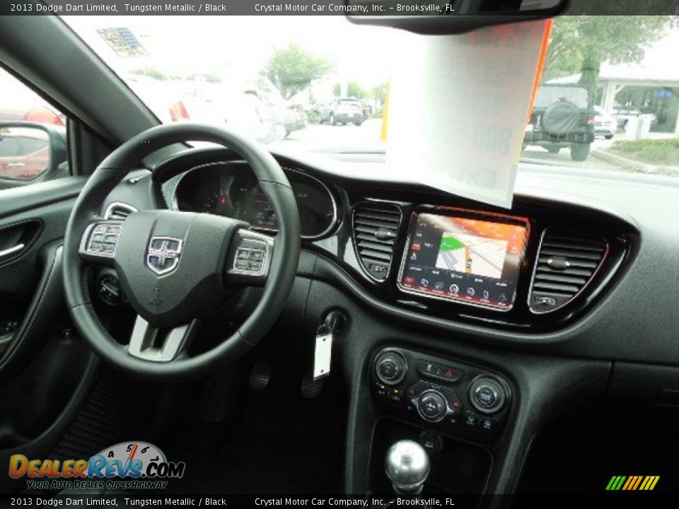 2013 Dodge Dart Limited Tungsten Metallic / Black Photo #11