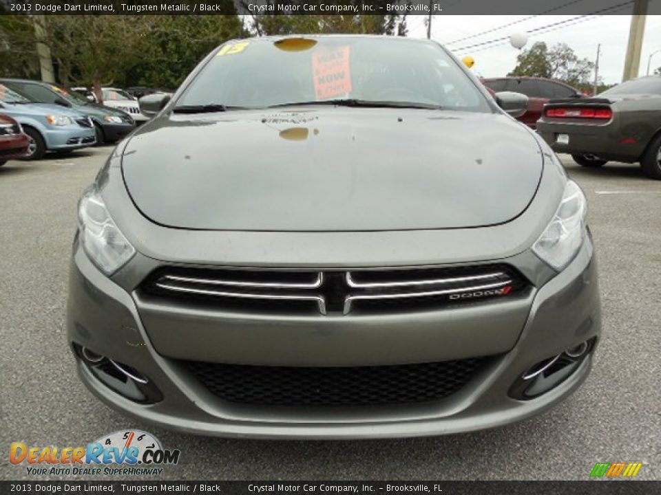 2013 Dodge Dart Limited Tungsten Metallic / Black Photo #13