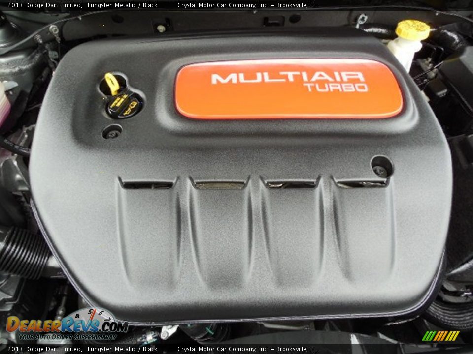 2013 Dodge Dart Limited Tungsten Metallic / Black Photo #16