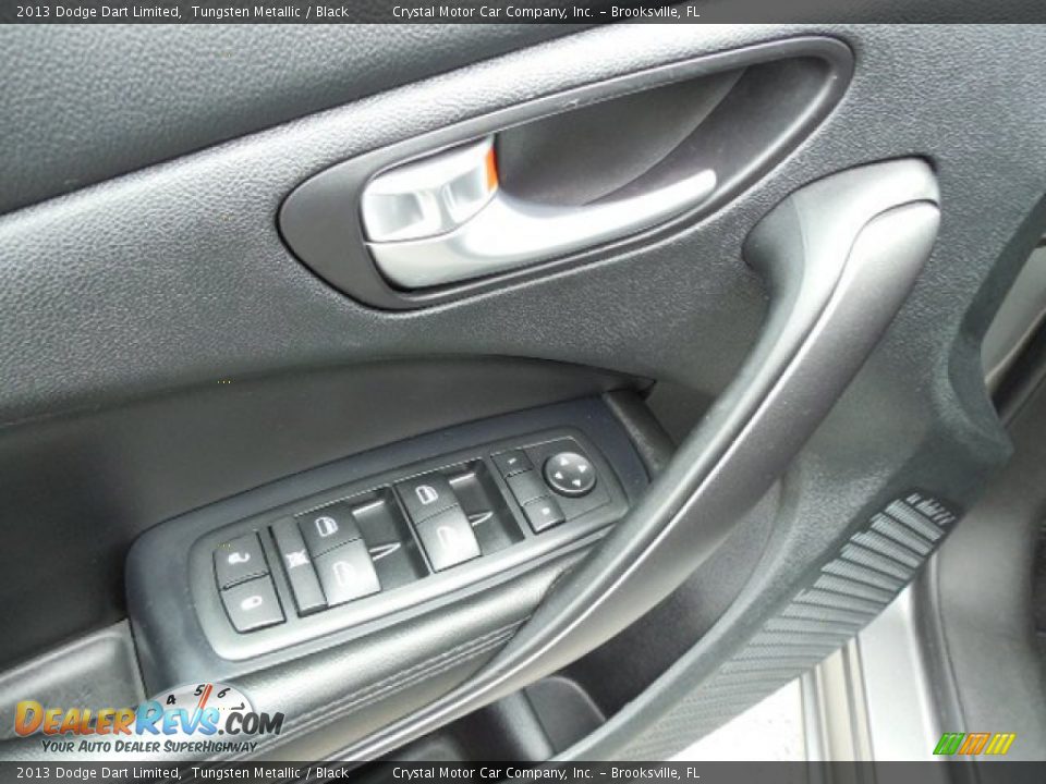 2013 Dodge Dart Limited Tungsten Metallic / Black Photo #17
