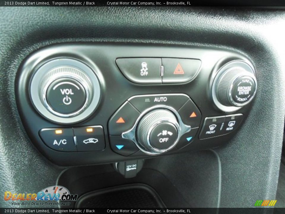 2013 Dodge Dart Limited Tungsten Metallic / Black Photo #20