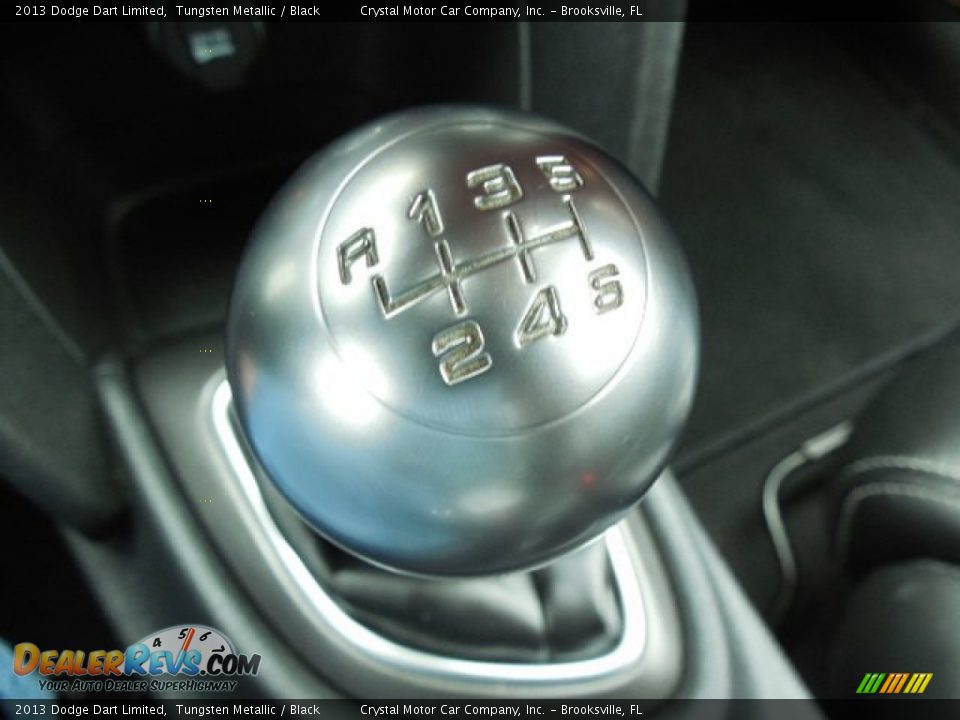 2013 Dodge Dart Limited Tungsten Metallic / Black Photo #21