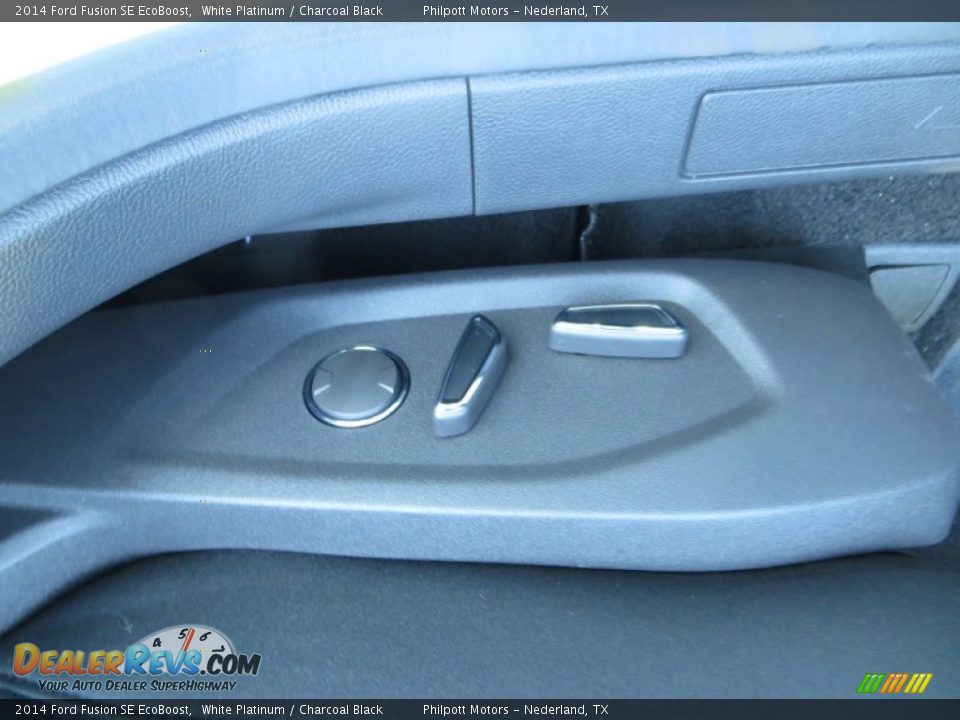 2014 Ford Fusion SE EcoBoost White Platinum / Charcoal Black Photo #27