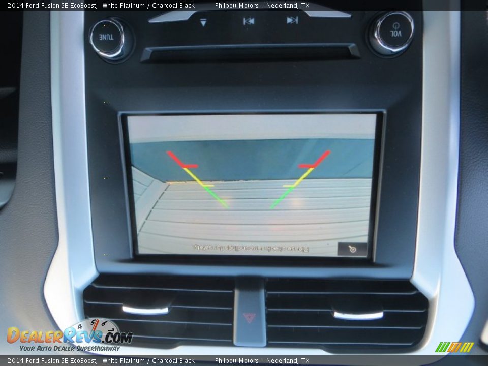 2014 Ford Fusion SE EcoBoost White Platinum / Charcoal Black Photo #29
