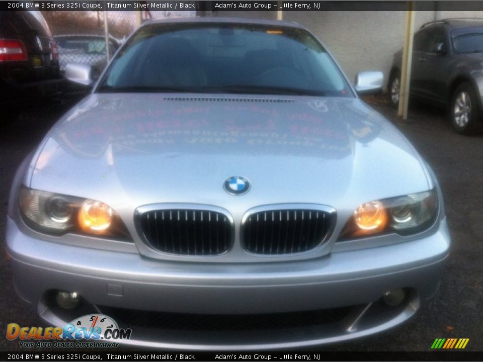 2004 BMW 3 Series 325i Coupe Titanium Silver Metallic / Black Photo #3