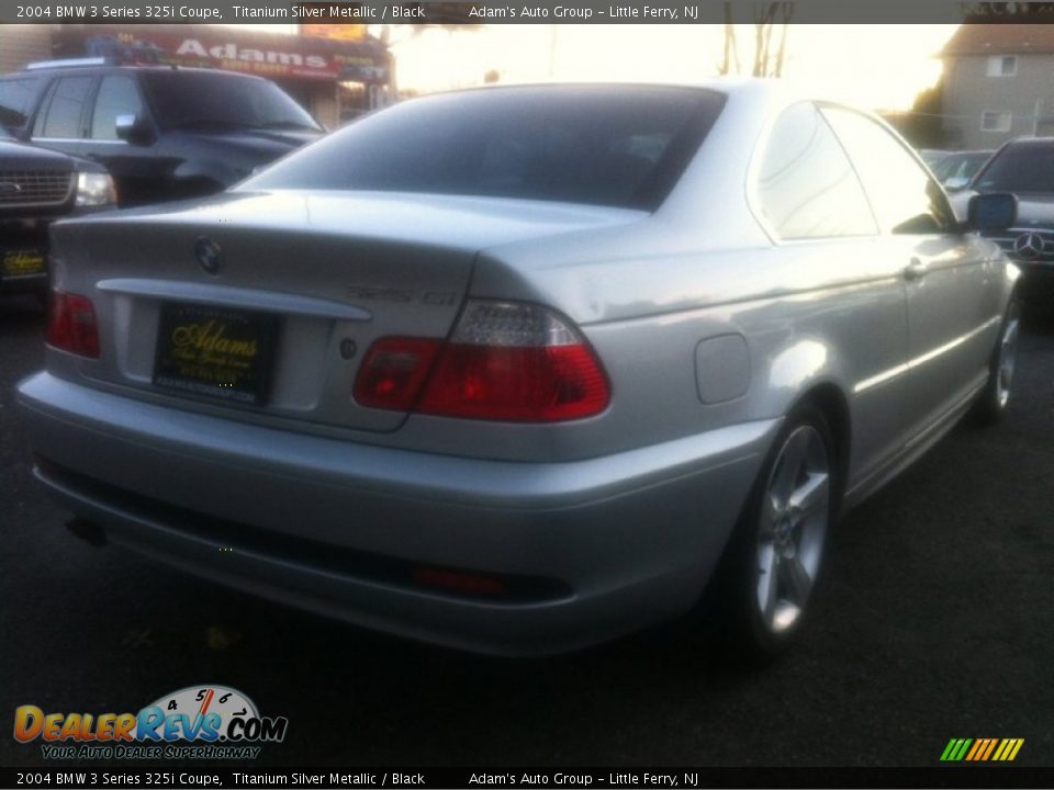 2004 BMW 3 Series 325i Coupe Titanium Silver Metallic / Black Photo #5