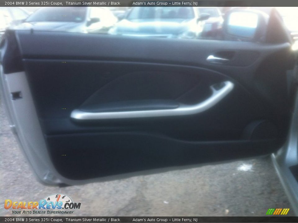 2004 BMW 3 Series 325i Coupe Titanium Silver Metallic / Black Photo #6