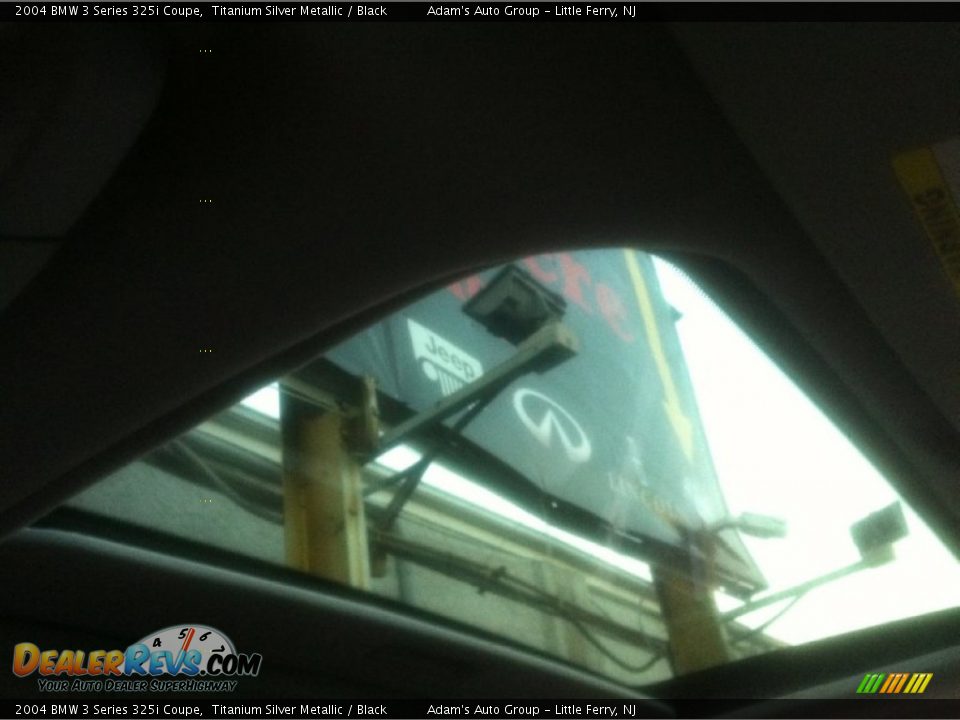 2004 BMW 3 Series 325i Coupe Titanium Silver Metallic / Black Photo #9